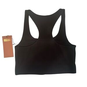 Girlfriend Collective Black Racerback Sports Bra NWT Small Intimates